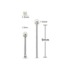 1.5 mm Pearl Nose Studs | imitation pearl  Wholesale