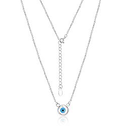 Wholesale 925 Sterling Silver Shiva Eye Necklace Chain 