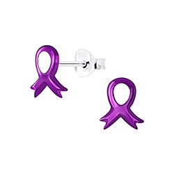 Wholesale 925 Sterling Silver Purple Paloma Picasso Kids Stud Earrings   