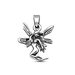 Wholesale Silver Oxidized Angel Plain Pendant