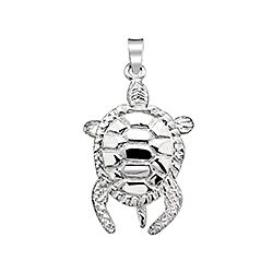 Wholesale 925 Silver Turtle Plain Pendant