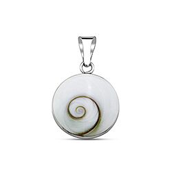 Wholesale 925 Sterling Silver Round Shiva Eye Pendant