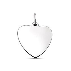 Wholesale 925 Sterling Silver Heart Plain Charm