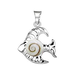 Wholesale 925 Sterling Silver Fish Shiva Eye Pendant