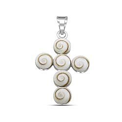 Wholesale 925 Sterling Silver Chris Cross Shiva Eye Pendant
