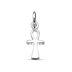 Wholesale 925 Sterling Silver Egyptian Ankh Cross Plain Pendant 
