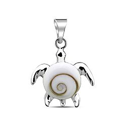 Wholesale 925 Sterling Silver Turtle Round Shiva Eye Pendant
