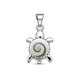 Wholesale 925 Sterling Silver Turtle Shape Shiva Eye Pendant