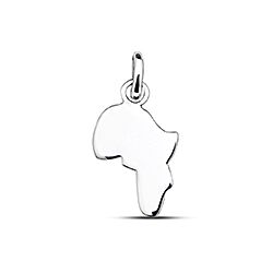 Wholesale Silver Tiny South African Map Plain Pendant
