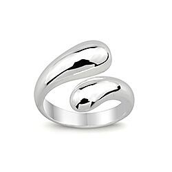 Wholesale 925 Silver Big Wave Plain Ring
