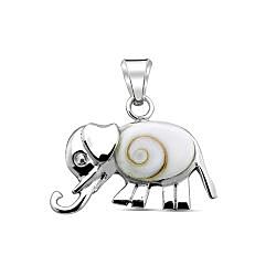Wholesale 925 Sterling Silver Elephant Shape Shiva Eye Pendant