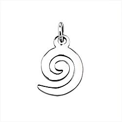 Wholesale 925 Sterling Silver Spiral Plain Pendant