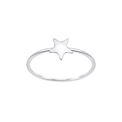 Wholesale 925 Sterling Silver Star Plain Ring