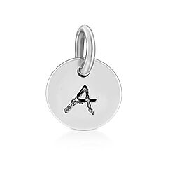 Wholesale  925 Sterling Silver Alphabet  Charm