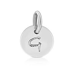 Wholesale 925 Sterling Silver Initial Alphabet G Charm