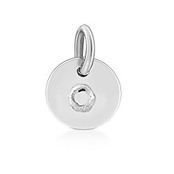 Wholesale 925 Sterling Silver Initial Alphabet O Charm