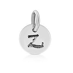 Wholesale 925 Sterling silver Initial Alphabet Z Charm