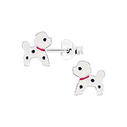 Wholesale 925 Sterling Silver Poodle Kids Stud Earrings   