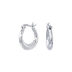 16mm X 17mm French lock hoop earrings