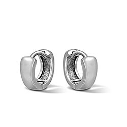 Wholesale 925 Sterling Silver Huggie Plain Hoop Earring