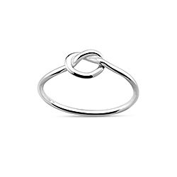 Wholesale 925 Sterling Silver Love Knot Plain Ring