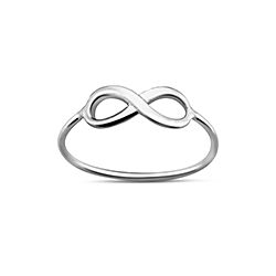 Wholesale Sterling Silver Infinity Plain Ring