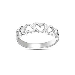 Wholesale 925 Sterling Silver Multi Heart Ring