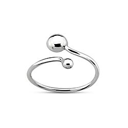 Wholesale 925 Sterling Silver Ball Plain Ring