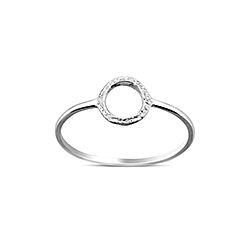 Wholesale 925 Sterling Silver Round Top Plain Ring