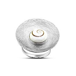 Wholesale Sterling Silver Round Shiva Eye Ring