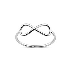 Wholesale 925 Sterling Silver Infinity Knot Plain Ring