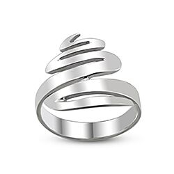 Wholesale Silver Open Design Plain Ring
