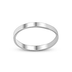 Wholesale 925 Sterling Silver Flat Plain Ring