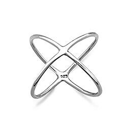 Wholesale 925 Sterling Silver Atomic Plain Ring