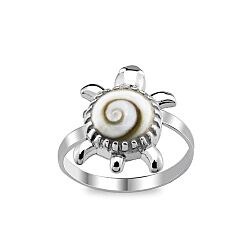 Wholesale 925 Sterling Silver Gemstone Turtle Shiva Eye Ring