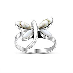 Wholesale 925 Sterling Silver Butterfly Shiva Eye Ring