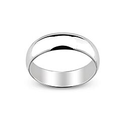 wholesale Sterling 6mm Silver Band Plain Ring