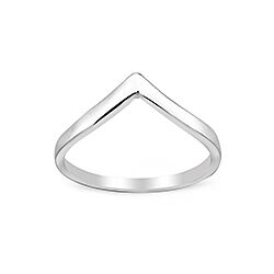 Wholesale 925 Sterling Silver Heart Shape Plain Ring