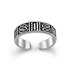 925 Silver Oxidized Bali Style Ring