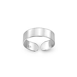 Wholesale 925 Sterling Silver Plain Adjustable Toe Ring