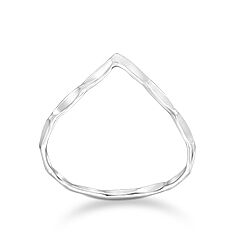 Wholesale 925 Sterling Silver Tear Drop Thin Plain Ring

