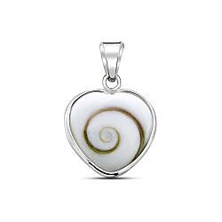 Wholesale 925 Sterling Silver Lovely Heart Shiva Eye Pendant