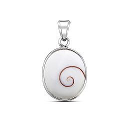 Wholesale 925 Sterling Silver Oval Shape Shiva Eye Pendant