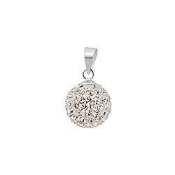 Wholesale 925 Sterling Silver Ball Crystal Pendant