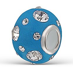 Wholesale 925 Sterling Silver Blue Ball Charm