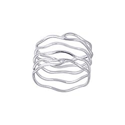 Wholesale 925 Sterling Silver Twist Bangle Plain Ring