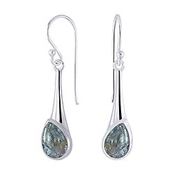 Wholesale 925 Sterling Silver Teardrop Semi Precious Earrings