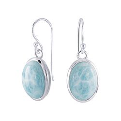 Wholesale 925 Sterling Silver 12mm Turquoise Drop Dangle Semi Precious Earrings