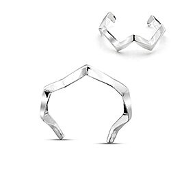 Wholesale 925 Sterling Silver Zig-Zag Design Toe Ring
