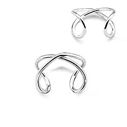 Wholesale 925 Sterling Silver Handmade Ear Cuff Earrings